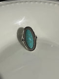 Oval Knuckle Turquoise Ring
