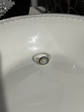 Round Opal Knuckle Ring
