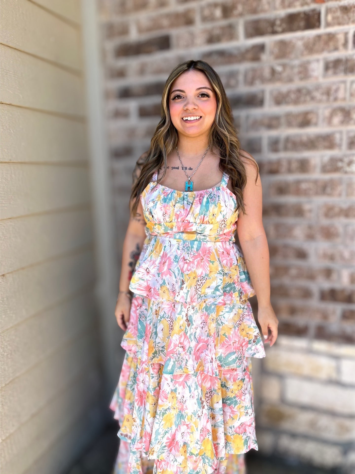 The Stella floral Maxi Dress